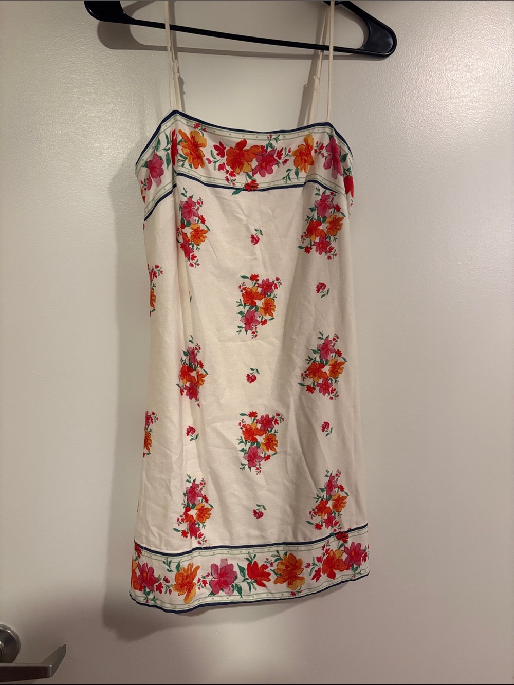 Floral Ivory mini Dress